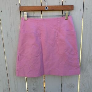 Ann Taylor LOFT Pink Mini Skirt
